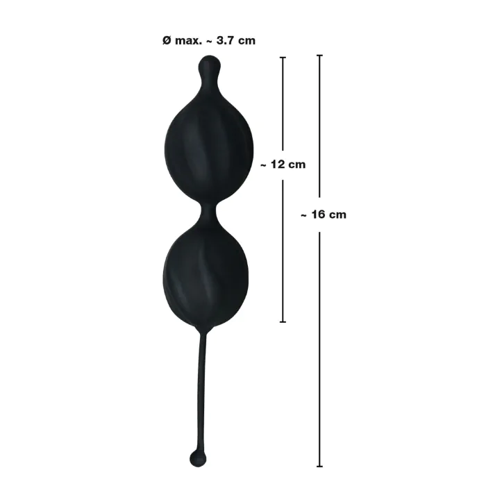 Вагінальні кульки Black Velvets Silicone Balls — фото 4