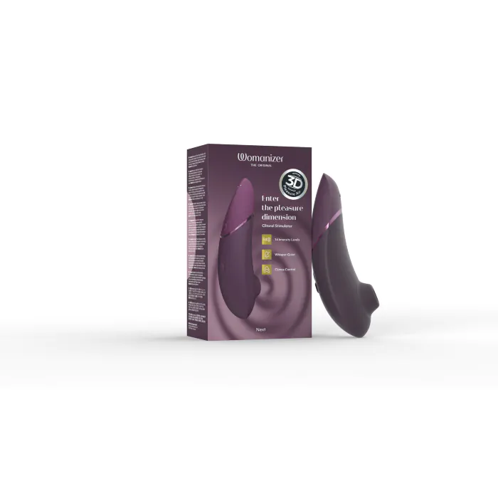 Вакуумний кліторальний стимулятор Womanizer Next Dark Purple — фото 17