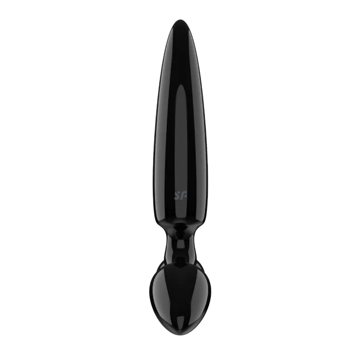 Тристоронній скляний дилдо Satisfyer Triple Crystal 1 Black — фото 3