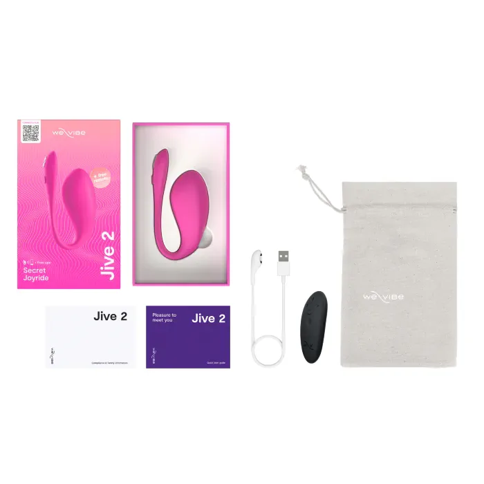 Смарт віброяйце We-Vibe Jive 2 Pink — фото 26