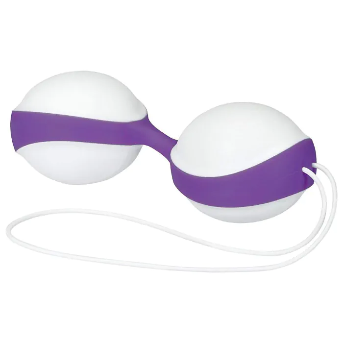 Вагінальні кульки Amor Gym Balls Duo White Dark Violet