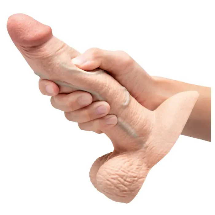 Фалоімітатор b-Vibe Slipskin 7" Girthy — фото 5