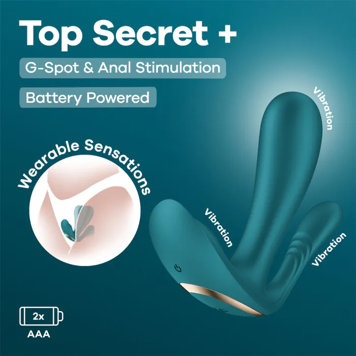 Подвійний вібратор у трусики Satisfyer Top Secret+ Battery Series — фото 7