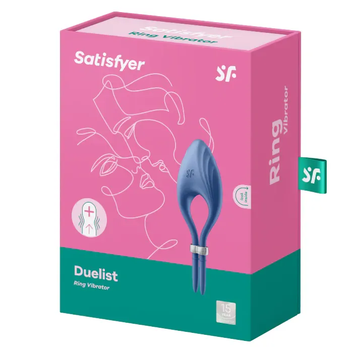 Вібро кільце Satisfyer Duelist blue — фото 7