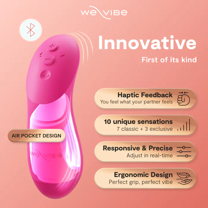 Парний смартвібратор We-Vibe Chorus Pro Electric Pink — фото 35