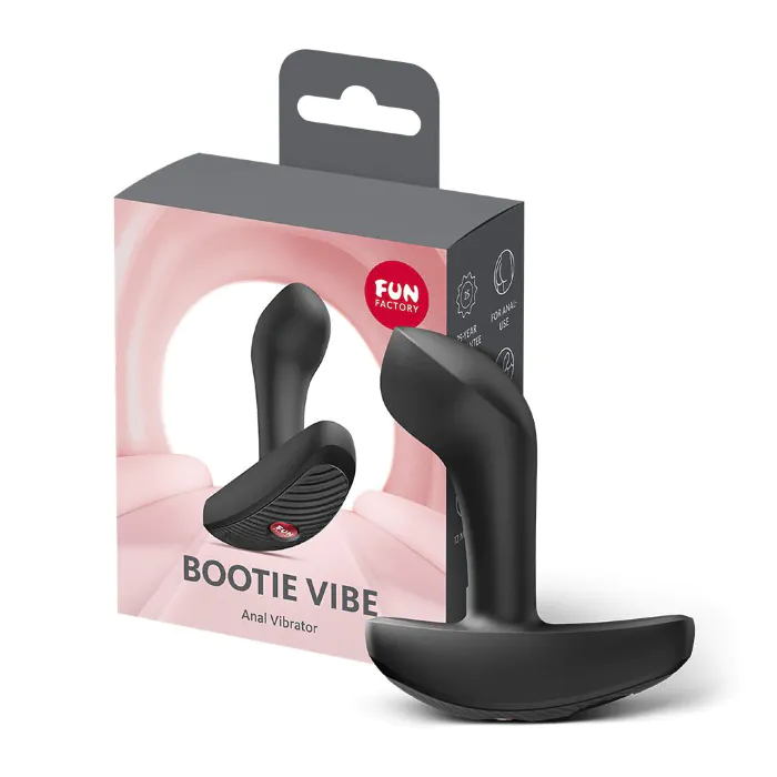 Анальна пробка Fun Factory Bootie Vibe Black — фото 9