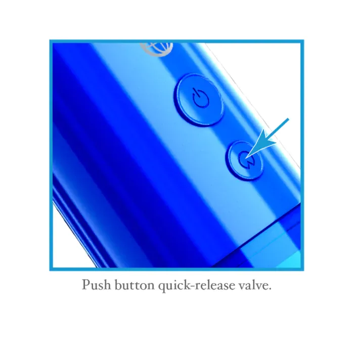 Помпа Pipedream Classix Auto-Vac Power Pump Blue — фото 3