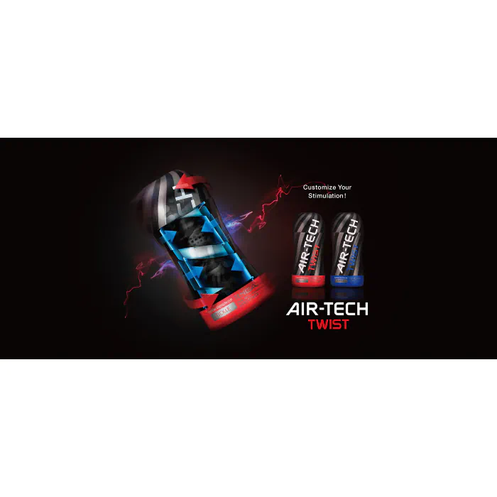 Мастурбатор Tenga Air-Tech Twist Tickle Red — фото 15