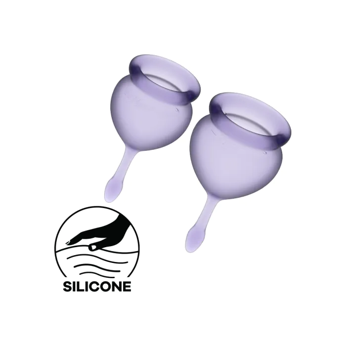 Набір менструальних чаш Satisfyer Feel Good Violet