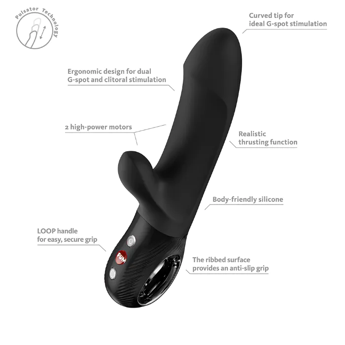 Пульсатор Fun Factory Bi Stronic Embrace Black — фото 8