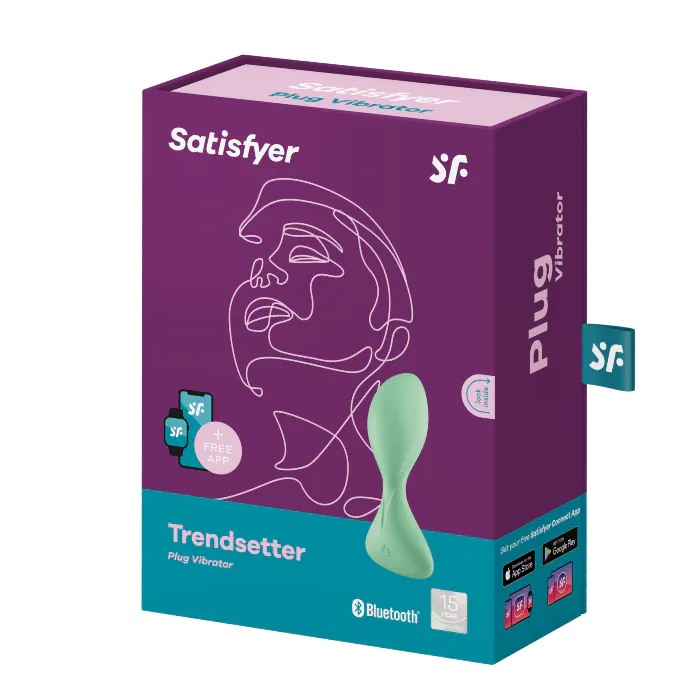 Анальна вібропробка Satisfyer Trendsetter Light green — фото 7