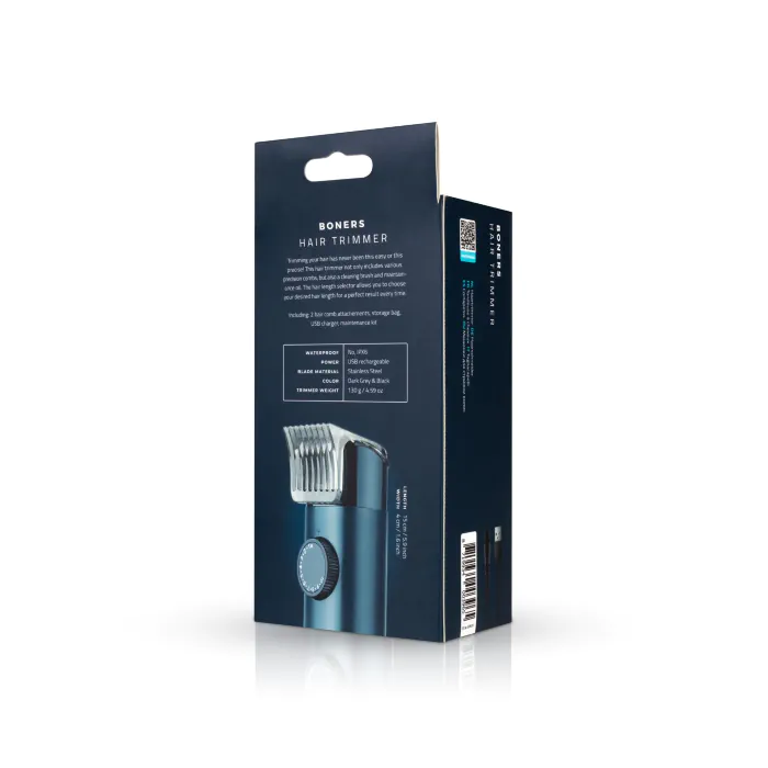 Бездротовий тример для інтимних зон Boners Hair Trimmer Shaver — фото 11