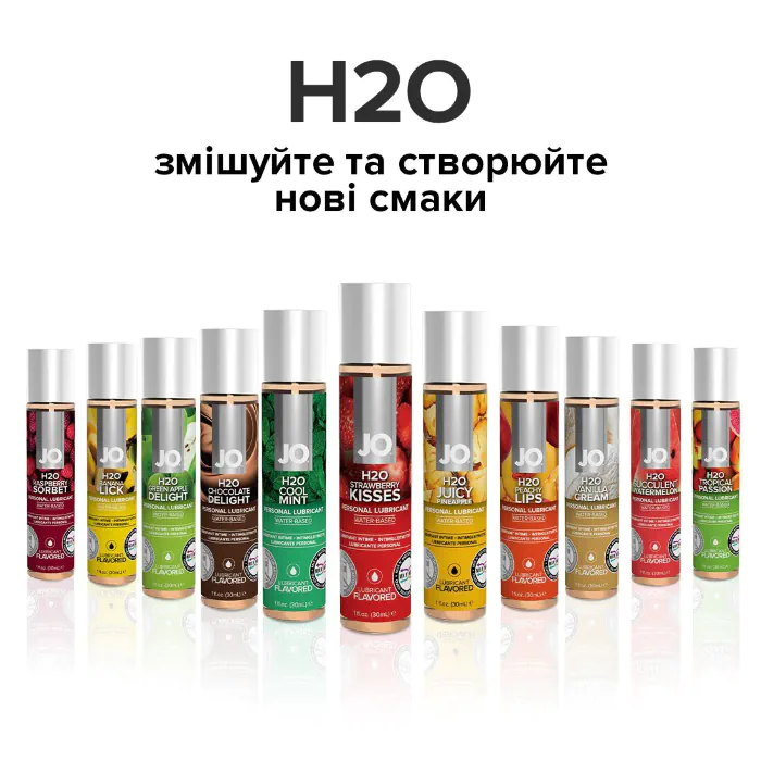 Лубрикант на водній основі JO H2O Strawberry Kiss 120 мл — фото 6