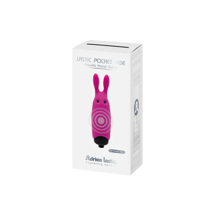 Мінівібратор Adrien Lastic Pocket Vibe Rabbit Pink — фото 9