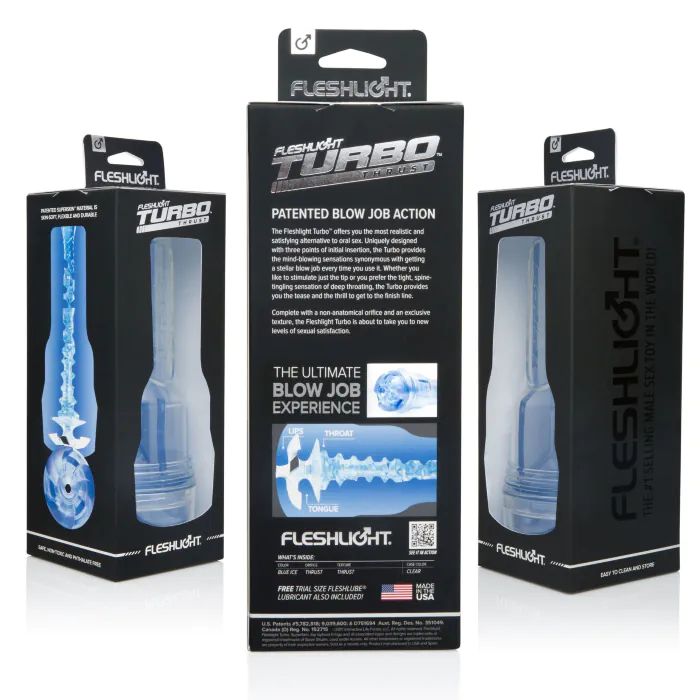 Мастурбатор Fleshlight Turbo Thrust Blue Ice — фото 4