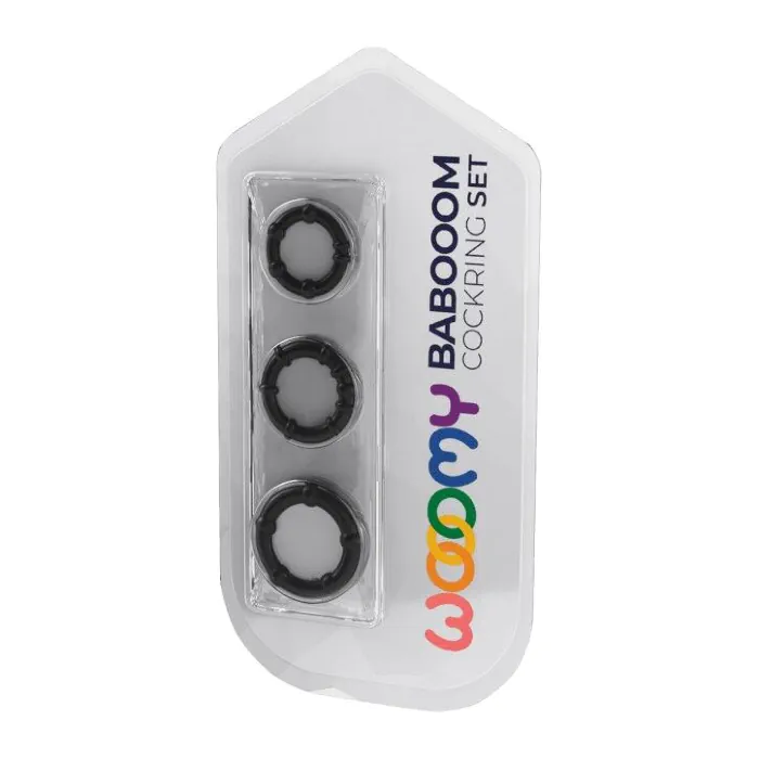 Набір ерекційних кілець Wooomy Babooom cockring set — фото 3