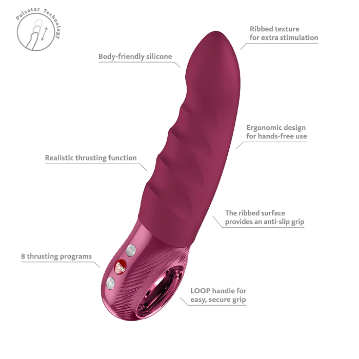 Пульсатор Fun Factory Stronic Deep Wine Red — фото 2