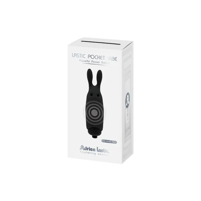 Мінівібратор Adrien Lastic Pocket Vibe Rabbit Black — фото 8
