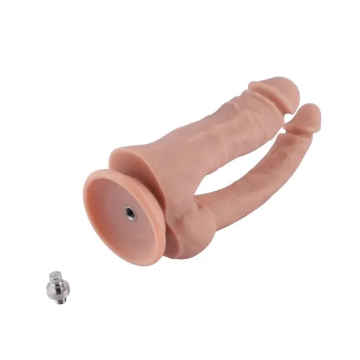Подвійний фалоімітатор Hismith 9.8" Double Penetrator Silicone Dildo — фото 5