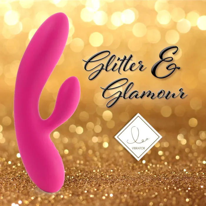 Гнучкий вібратор кролик FeelzToys Lea Rabbit Vibrator Rubine Red — фото 3