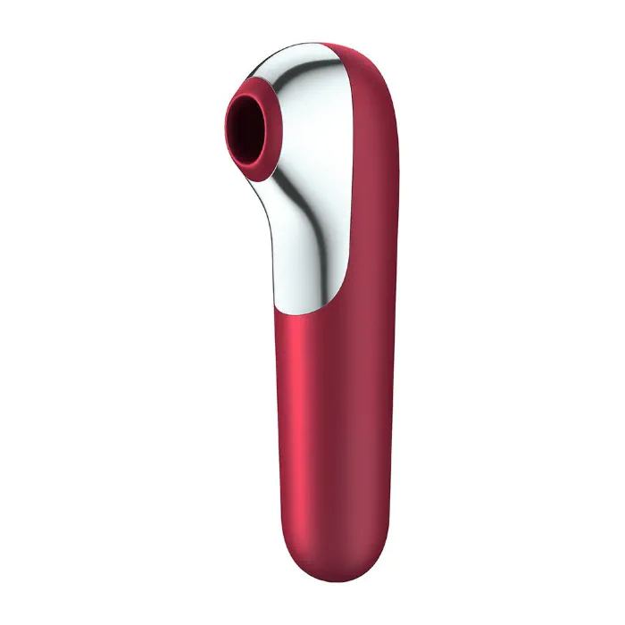Смарт вібратор та вакуумний стимулятор 2-в-1 Satisfyer Dual Love Red