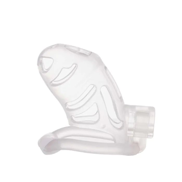 Клітка для пеніса Lockink Sevanda Plastic Chastity Cage Transparent — фото 8