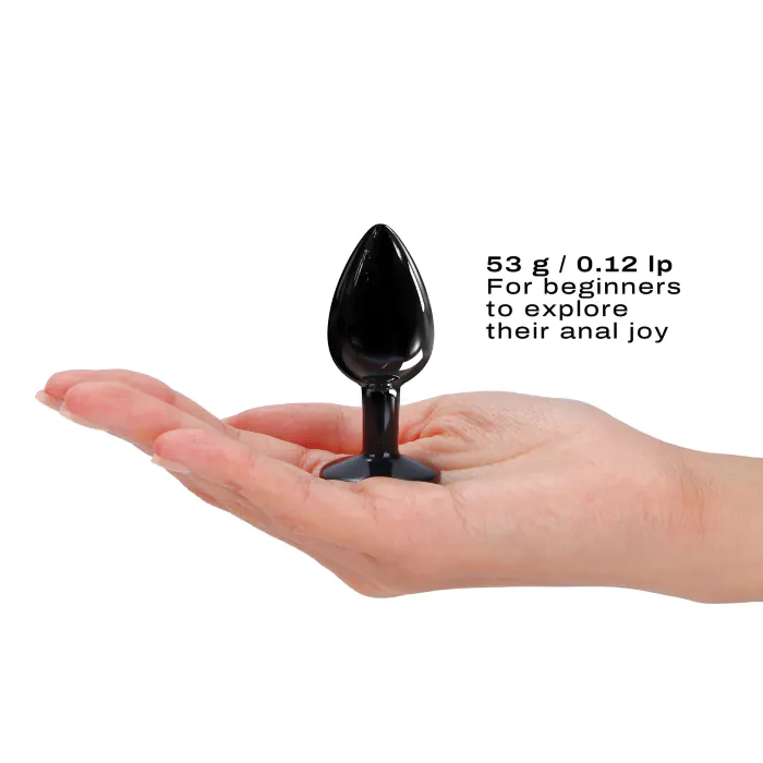Анальна пробка Dorcel Diamond Plug Black S — фото 4