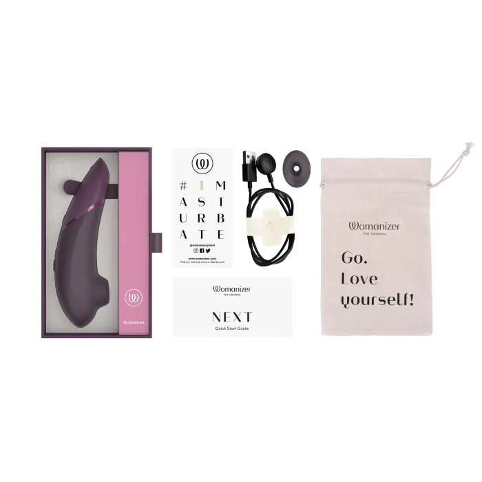 Вакуумний кліторальний стимулятор Womanizer Next Dark Purple — фото 14