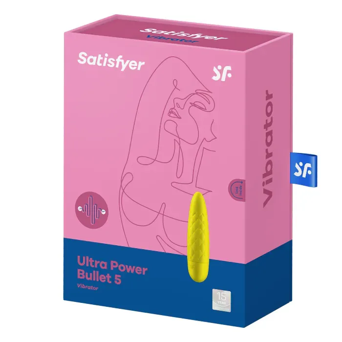 Вібратор для клітора Ultra Power Bullet 5 Yellow — фото 7