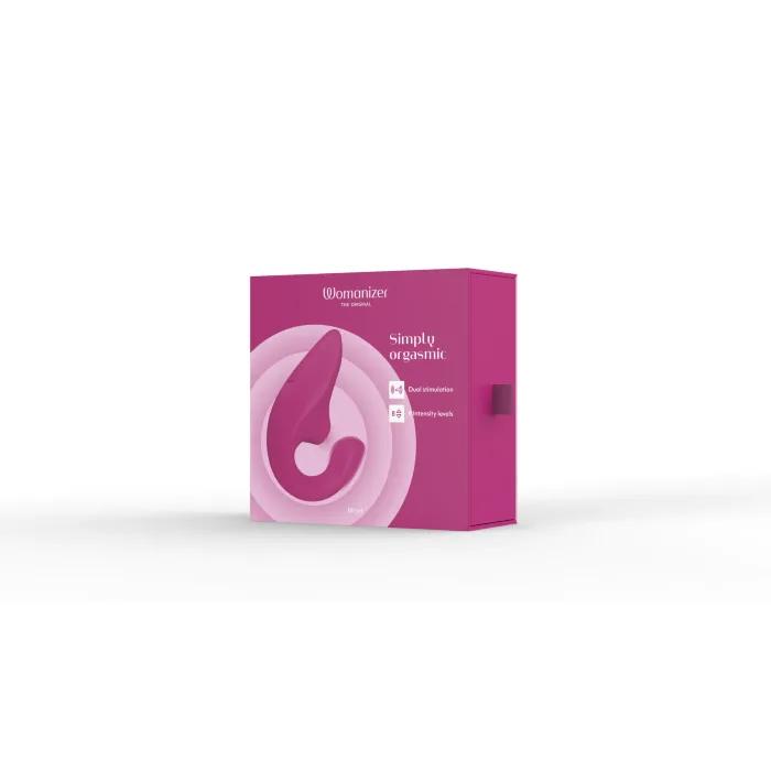 Вібратор кролик з вакуумною стимуляцією Womanizer Blend Vibrant Pink — фото 16