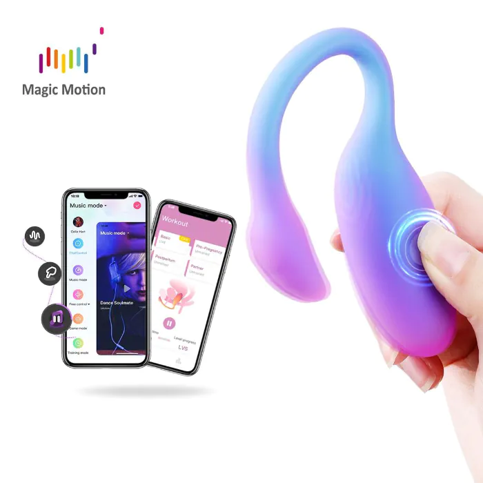 Смарт-віброяйце Magic Motion Flamingo Max Blue 2 в 1 — фото 3