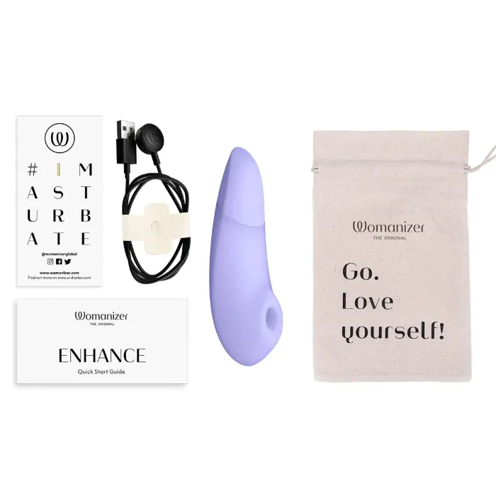 Вакуумний кліторальний стимулятор Womanizer Enhance Lilac — фото 9