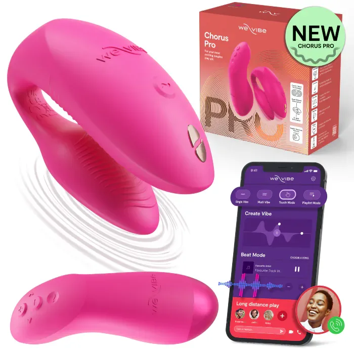 Парний смартвібратор We-Vibe Chorus Pro Electric Pink — фото 30