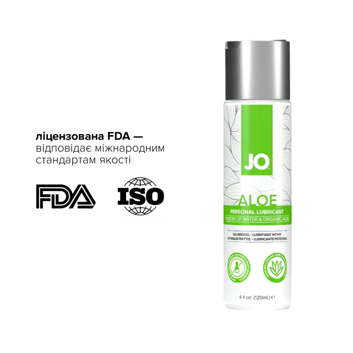 Лубрикант JO H2O Waterbased Aloe 120 мл — фото 6