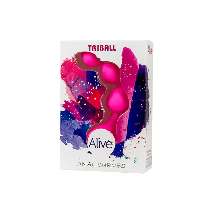 Анальні намисто Alive Triball Pink — фото 2