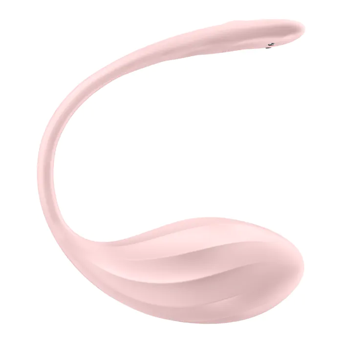 Смарт віброяйце Satisfyer Ribbed Petal Connect App Rose — фото 2