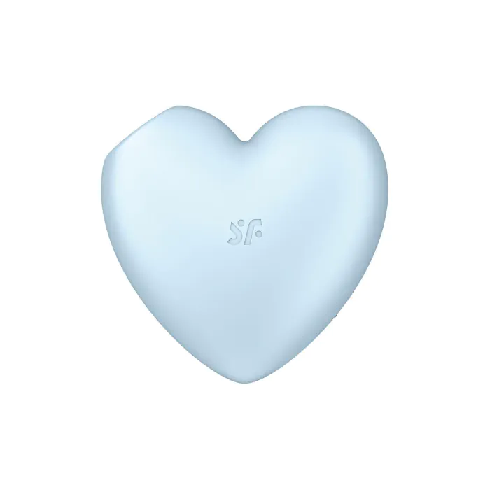 Вакуумний стимулятор з вібрацією Satisfyer Cutie Heart Blue — фото 2