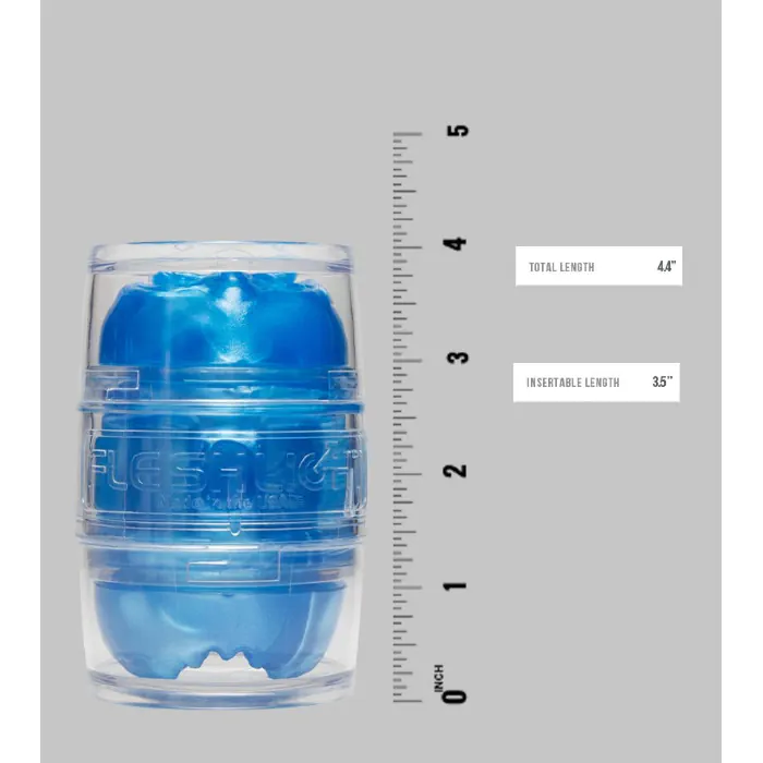 Мастурбатор Fleshlight Quickshot Alien Metallic Blue — фото 4