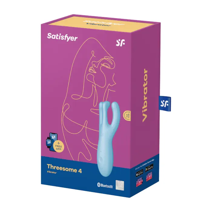 Смарт-вібратор Satisfyer Threesome 4 blue — фото 10
