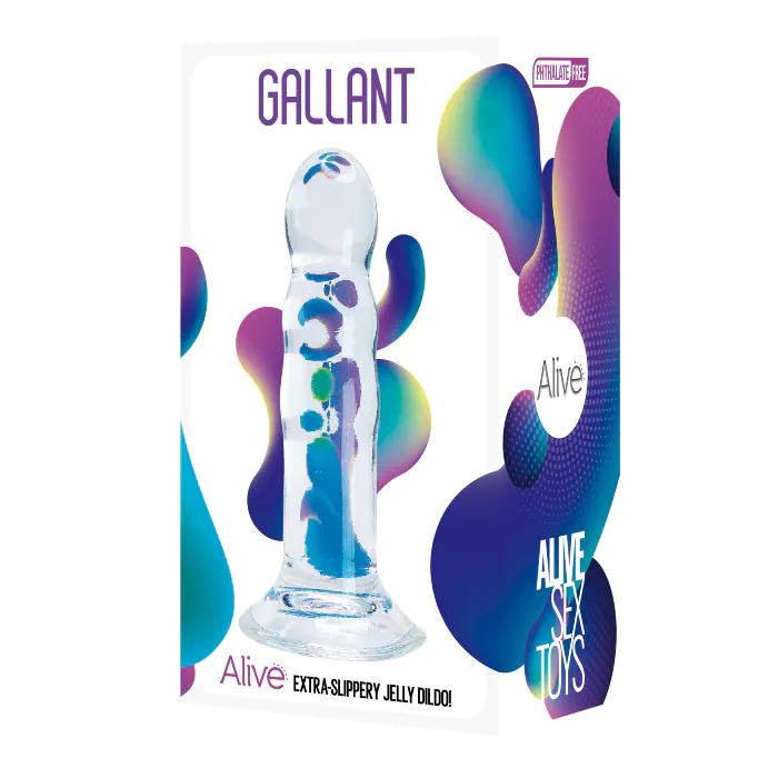 Фалоімітатор Alive Gallant Jelly Dildo — фото 2