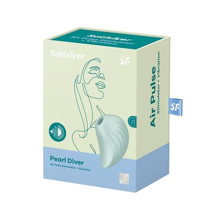 Вакуумний стимулятор Satisfyer Pearl Diver mint — фото 5