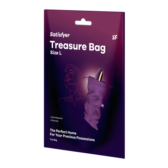 Мішечок для зберігання іграшок Satisfyer Treasure Bag L Violet — фото 3