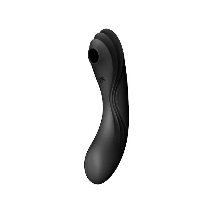 Вакуумний стимулятор з вібрацією Satisfyer Curvy Trinity 4 Black