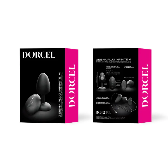 Анальна вібропробка Dorcel Geisha Plag Infinite M — фото 6