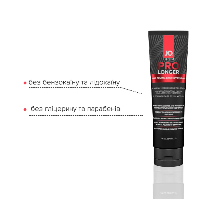 Пролонгуючий гель JO Prolonger Gel 60 мл — фото 3