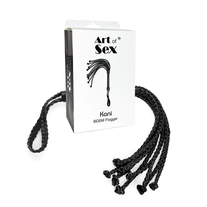 Ажурний батіг Кішка з екошкіри Art of Sex Kani — фото 3