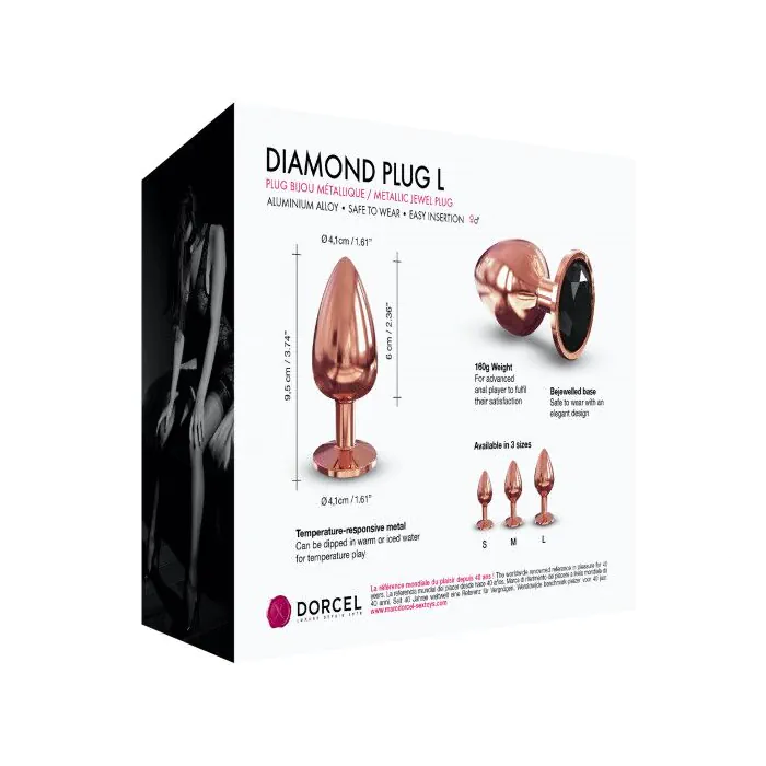Анальна пробка Dorcel DIAMOND PLUG L — фото 6