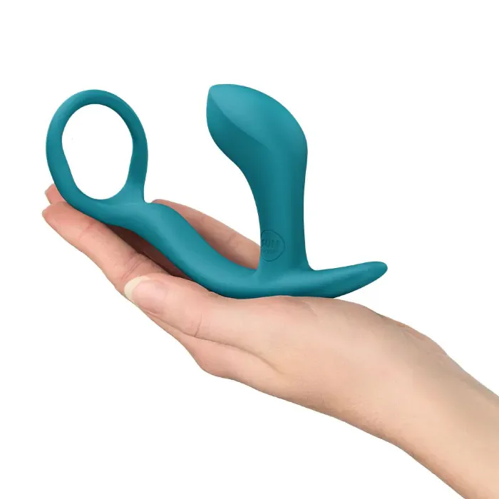Анальна пробка з ерекційним кільцем Fun Factory Bootie Ring Bottle Green — фото 5