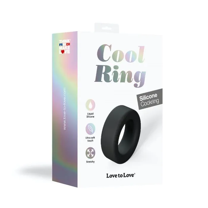 Ерекційне кільце Love To Love Cool Ring Black Onyx — фото 6