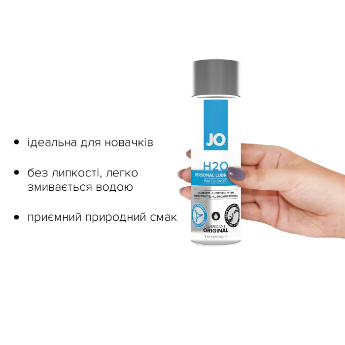 Лубрикант водній основі JO H2O Original 240 мл — фото 2